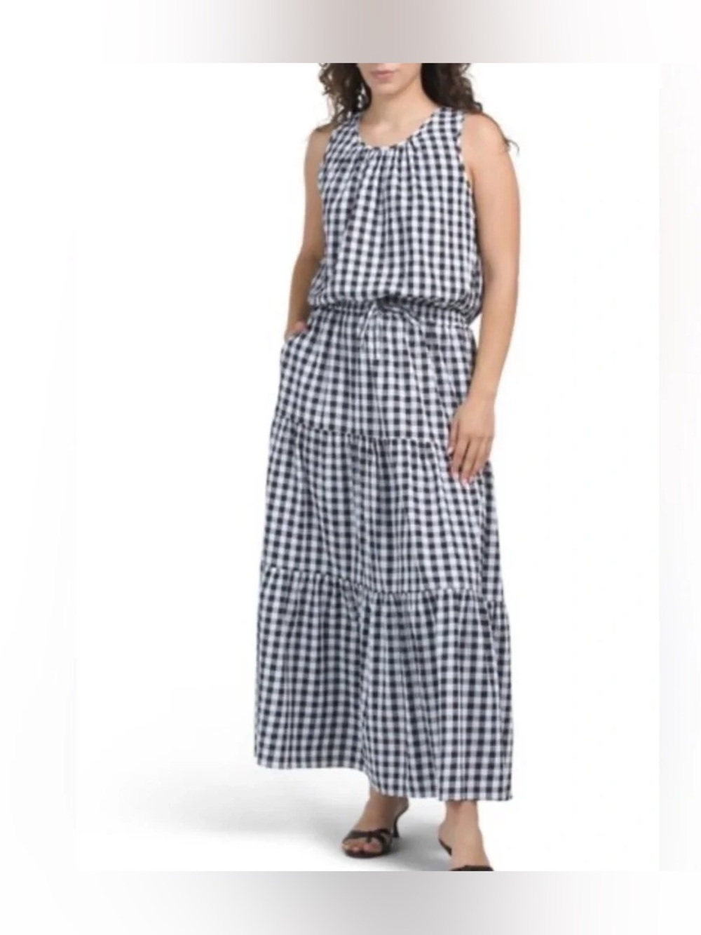 Laura Ashley Gingham Skirt and Top Set